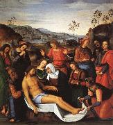 PERUGINO, Pietro The Lamentation over the Dead Christ oil painting